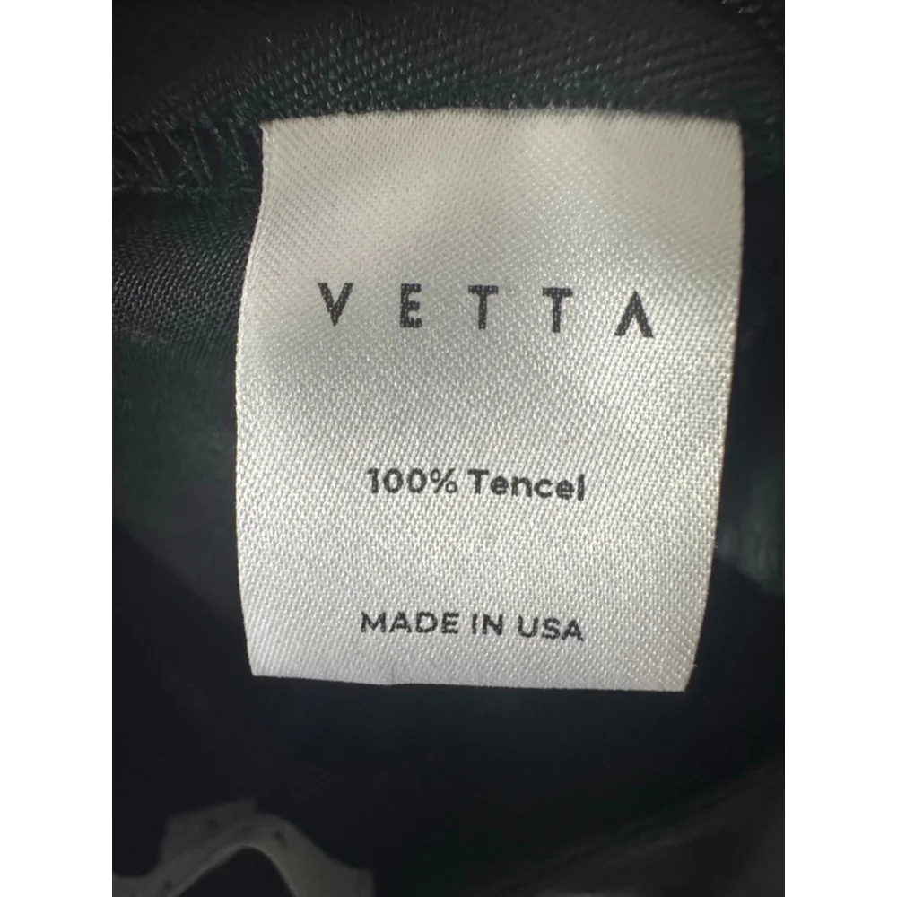 VETTA Black Square Neck Apron Jumpsuit Size 6 - Picture 7 of 7